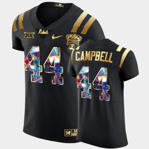 Men's Ole Miss Rebels College Football Black Chance Campbell #44 2022 Sugar Bowl Golden Diamond Edition Jersey 991010-415