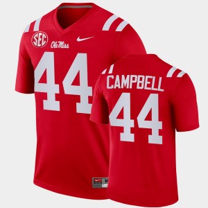 Men's Ole Miss Rebels College Football Red Chance Campbell #44 Legend Jersey 956357-937