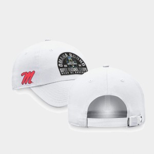 Unisex Ole Miss Rebels White 2022 NCAA Baseball Super Regional Champs Locker Room Adjustable Hat 518393-584