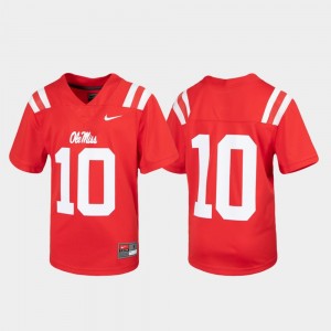 Youth Ole Miss Rebels Untouchable Red #10 Football Jersey 883460-985